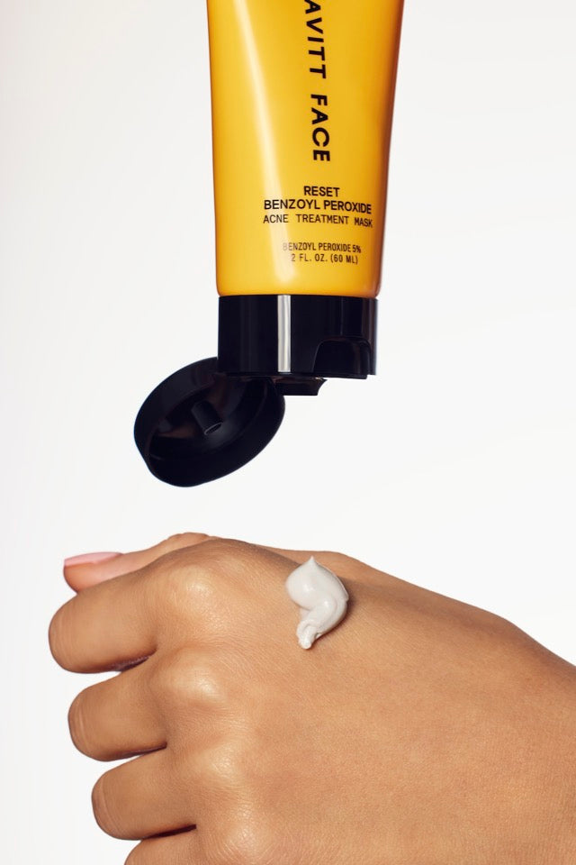 Meet the Reset Benzoyl Peroxide Acne Treatment Mask Sofie Pavitt Face